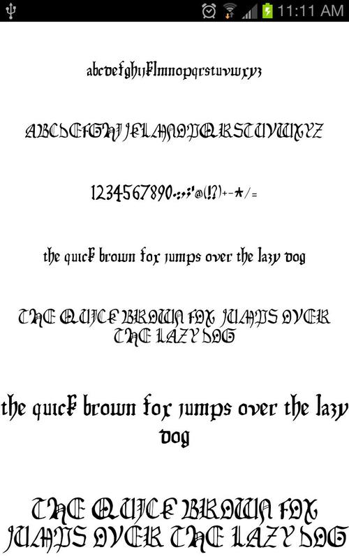 OldEng Fonts for FlipFont free APK Download - Free ...