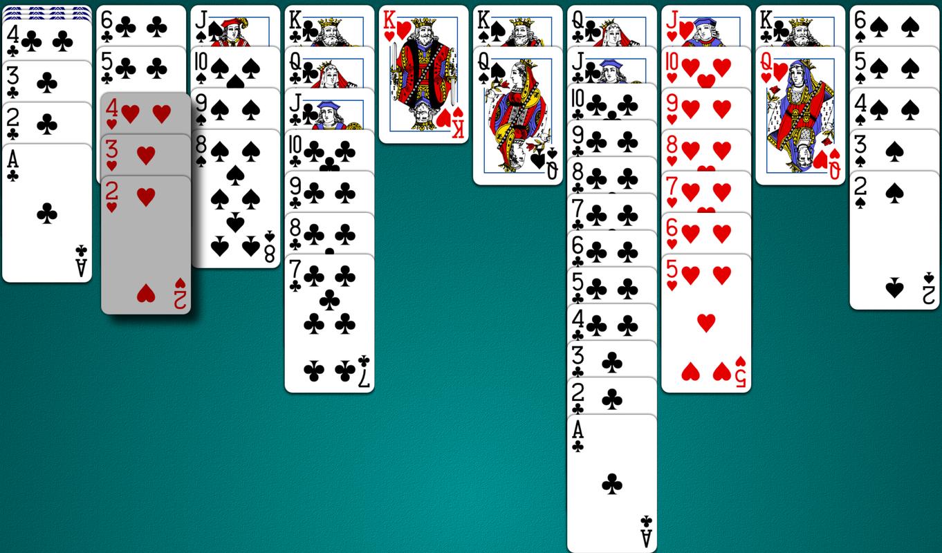 free spider solitaire card game