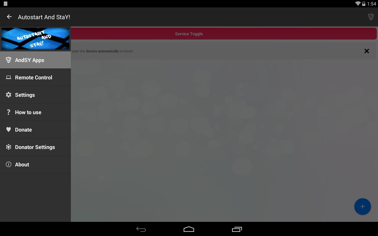 Android autostart app windows 7