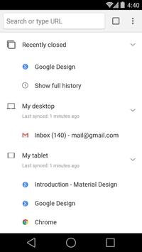 Chrome Browser - Google apk screenshot