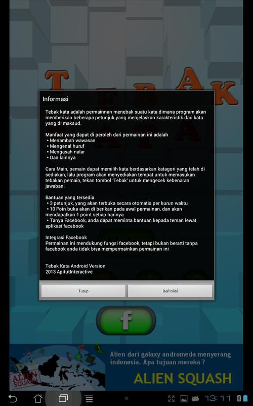 Tebak Kata APK Download - Free Educational GAME for ...