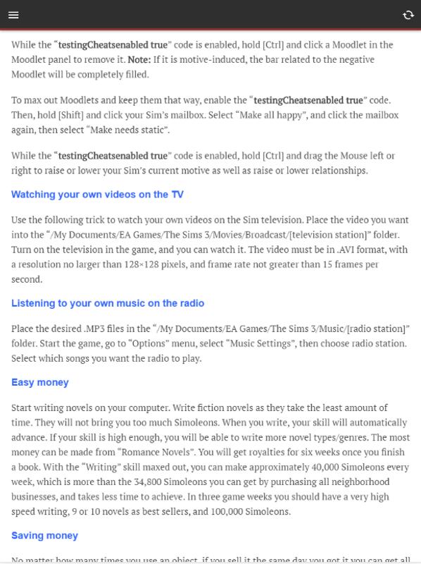 cheat codes for sims 3 cheat codes for sims 3
