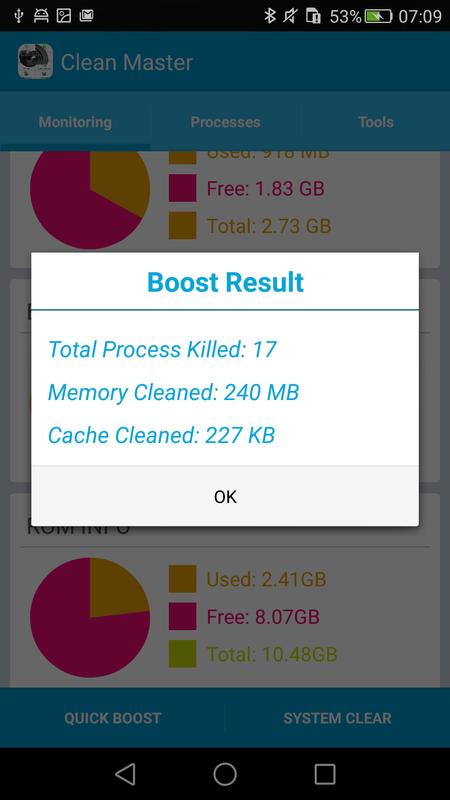 Using APKPure App to upgrade Clean Master , fast, free and save your 