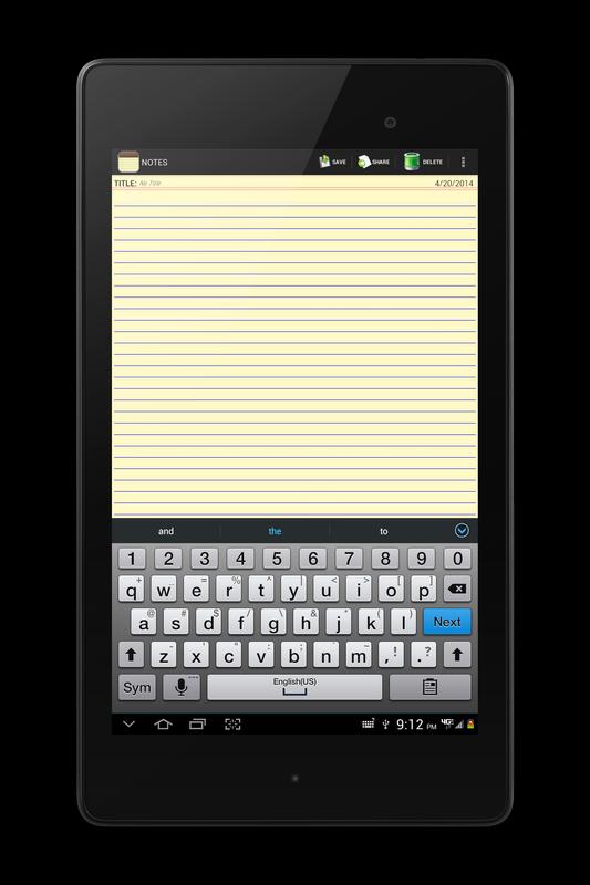 NOTES APK Download - Free Productivity APP for Android ...