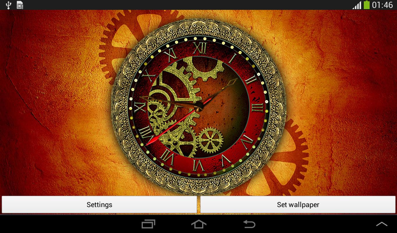 Steampunk Clock Live Wallpaper APK Download Free Personalization APP