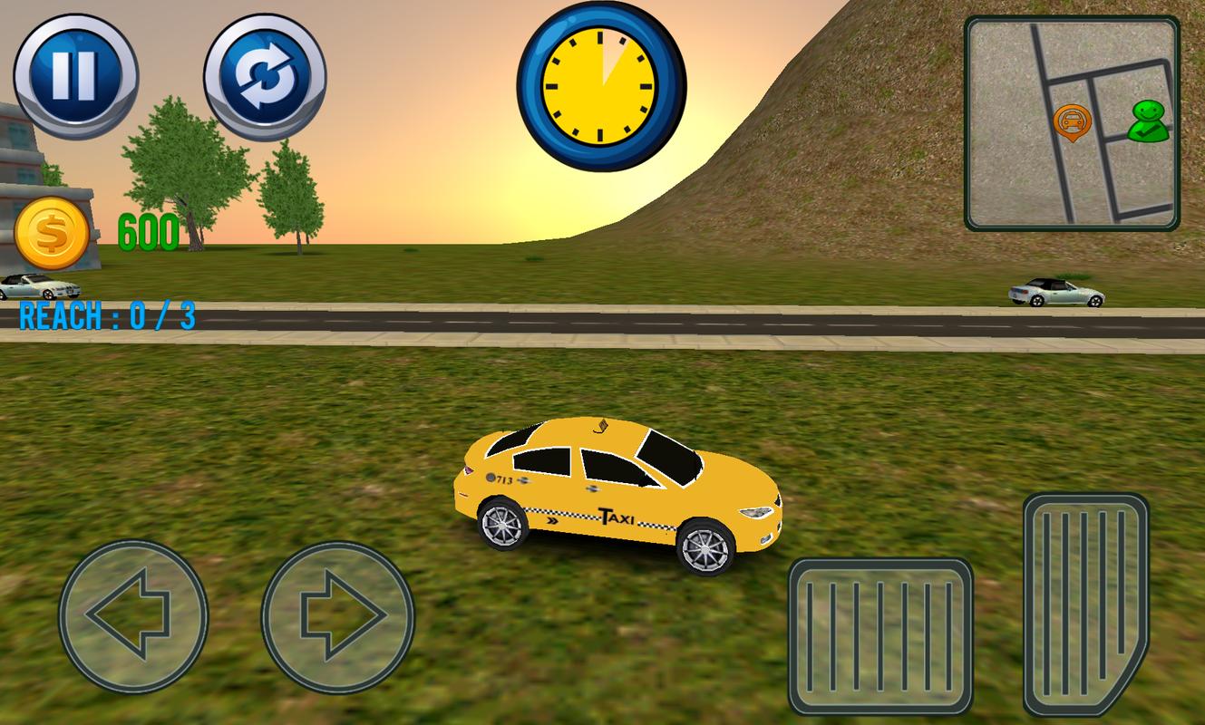Taxi simulator game