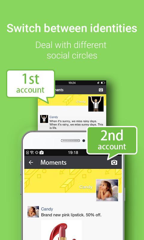 Dual WeChat-Two Accounts APK Download - Free Tools APP for ...