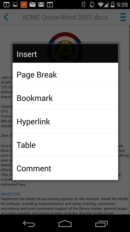 Docs To Go Premium Key Apk Download