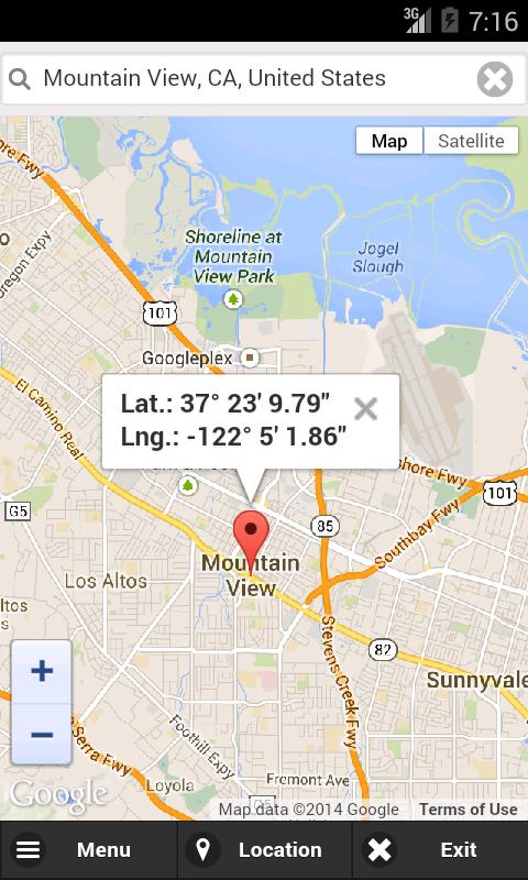 gps watch with grid coordinates
