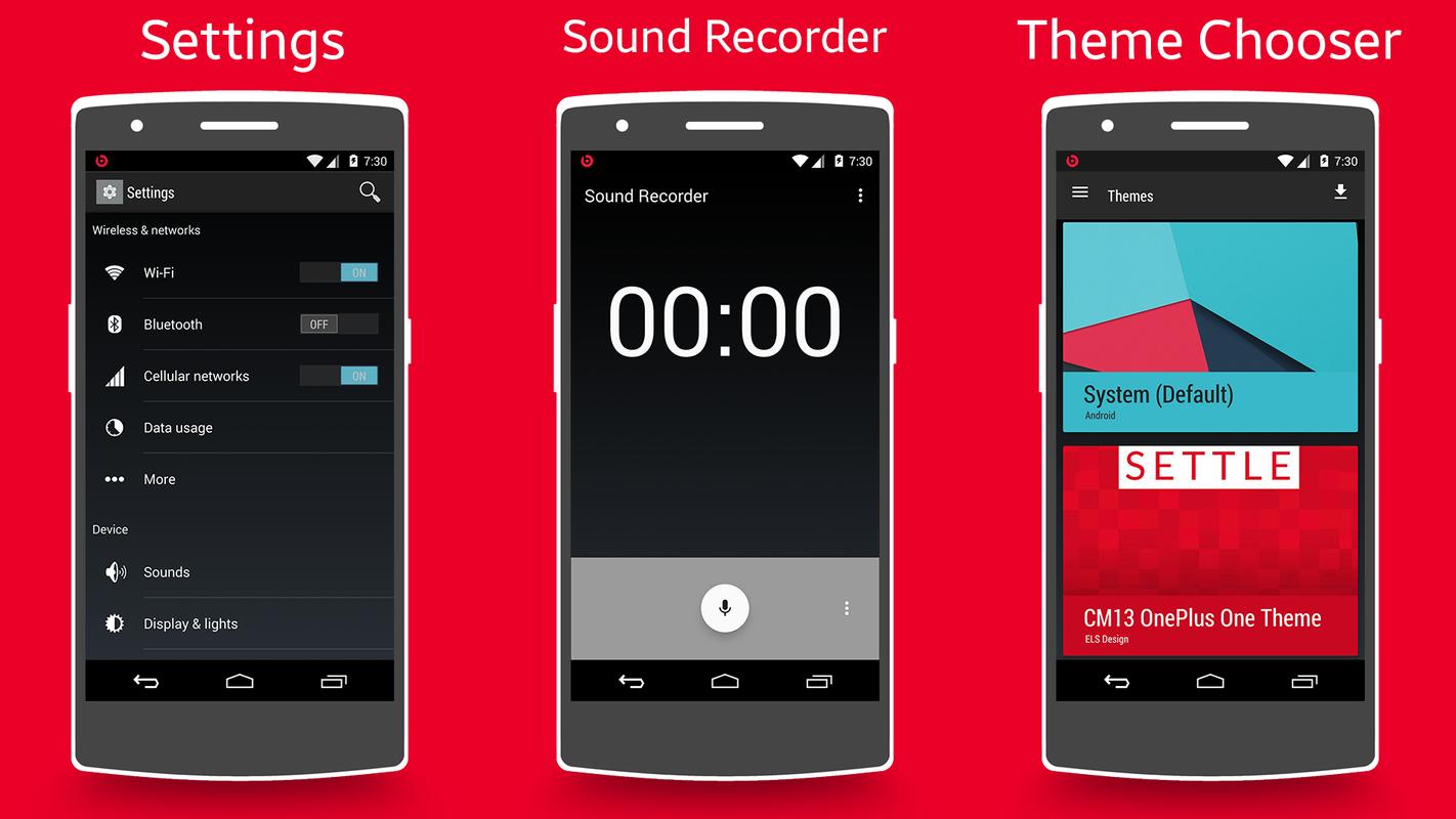 recorder screen m apk Download Theme APK Free OnePlus  CM13 Personalization One