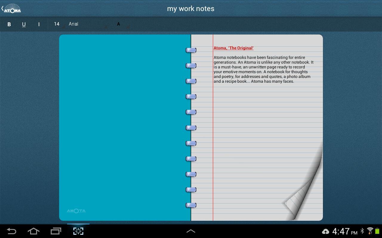 Atoma notebook APK Download Free Productivity APP for Android