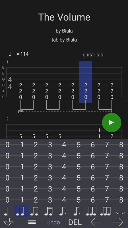 guitar tabs x for laptop