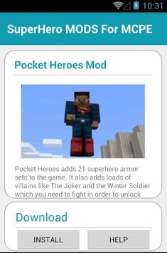 SuperHero MODS For MCPE APK Download - Free Entertainment 