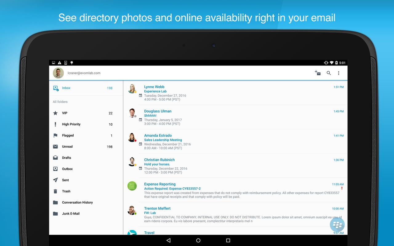 BlackBerry Work APK Download - Free Productivity APP for ...