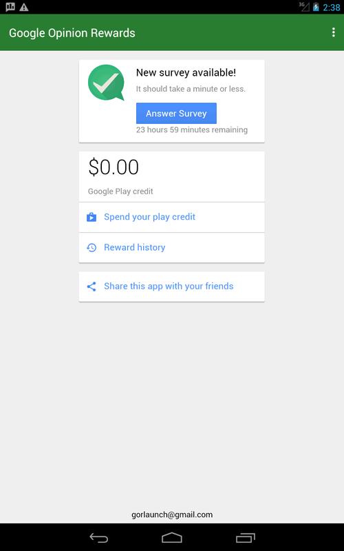 Google Opinion Rewards APK Download - Free Tools APP for ...