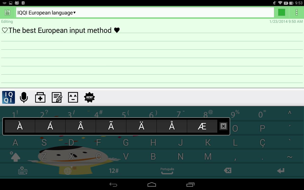 IQQI European Keyboard APK Download - Free Tools APP for Android ...