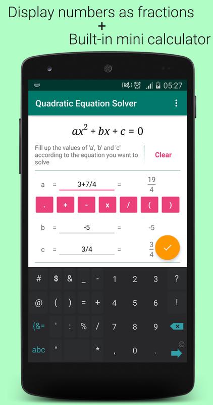 Quadratic Equation Solver Free Download Talkchannels Quadratic Equation Solver Free Download Talkchannels