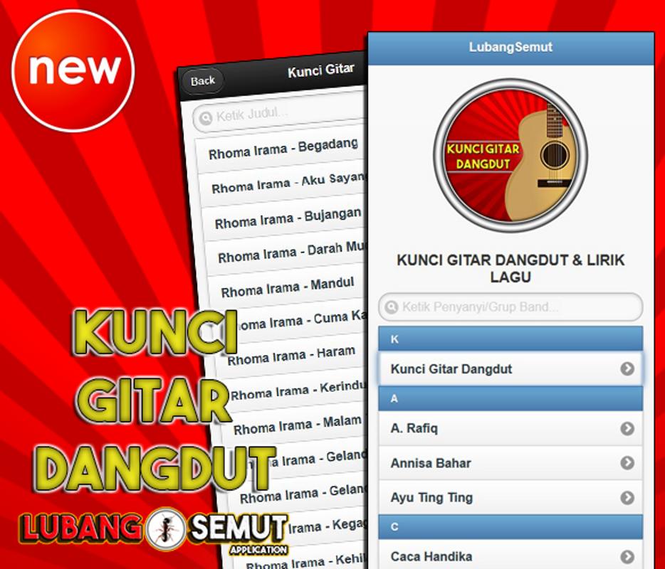 Kunci Gitar Dangdut &amp; Lirik APK Download - Free Music ...