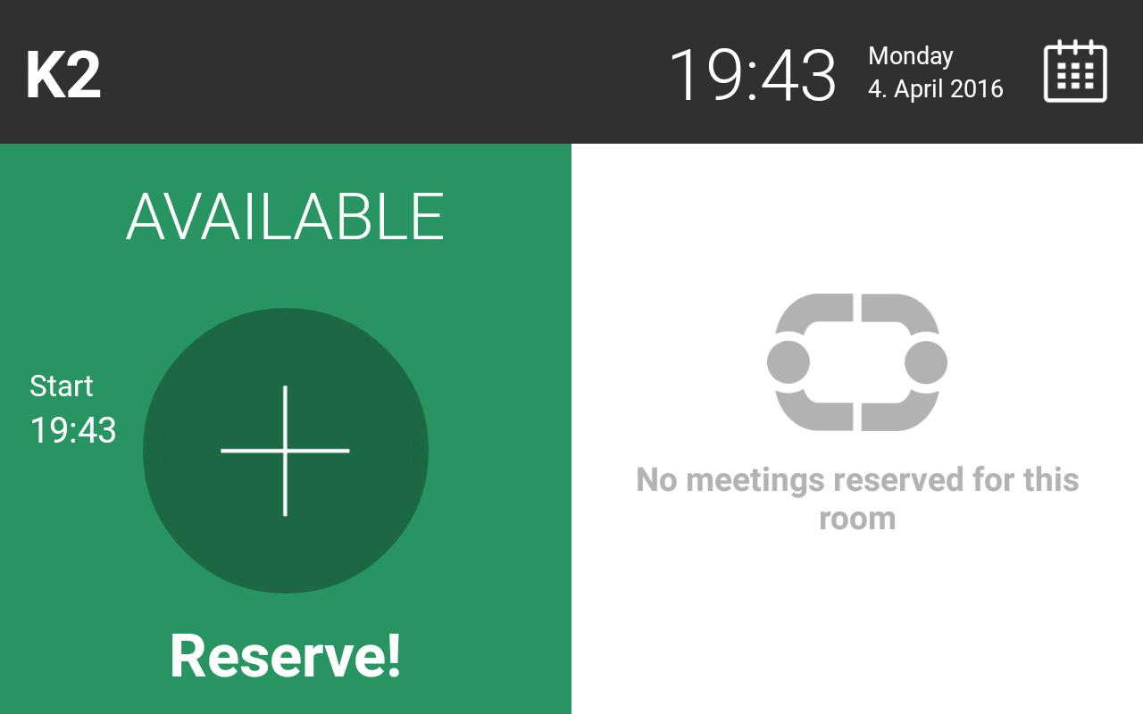 Android Meeting Room Display App Android Meeting Room Display App