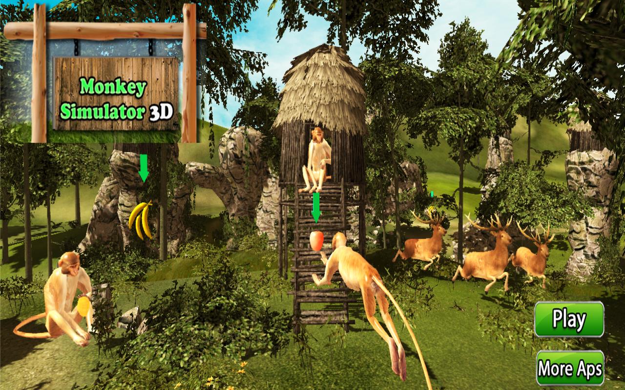 Monkey Simulator 3D APK Download - Free Simulation GAME ...