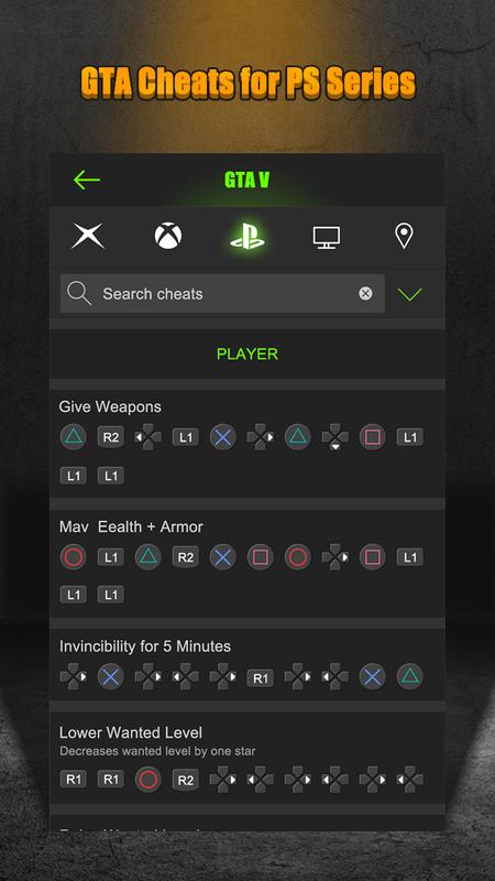 Cheats for GTA 5 APK Download  Free Entertainment APP for Android