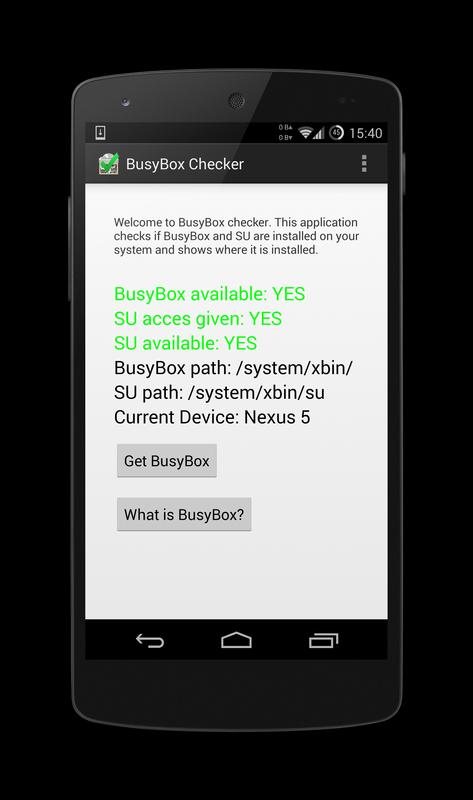 Busybox Checker APK Download - Free Tools APP for Android ...