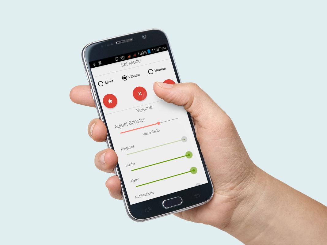 Phone Phone Volume Booster Android volume boost plus apk download free music audio app for screenshot