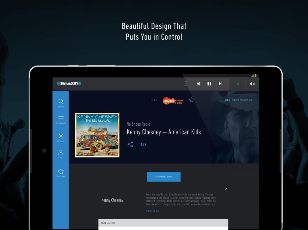 SiriusXM APK Download Free Music & Audio APP for Android