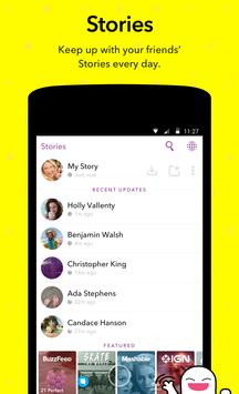 Snapchat apk screenshot