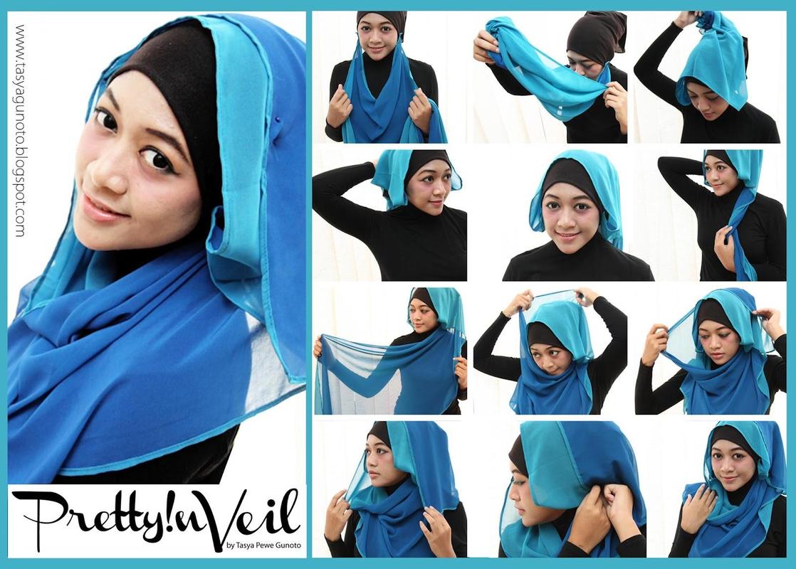 Tutorial Hijab Segi Empat Bahan Katun Tutorial Hijab Paling Dicari