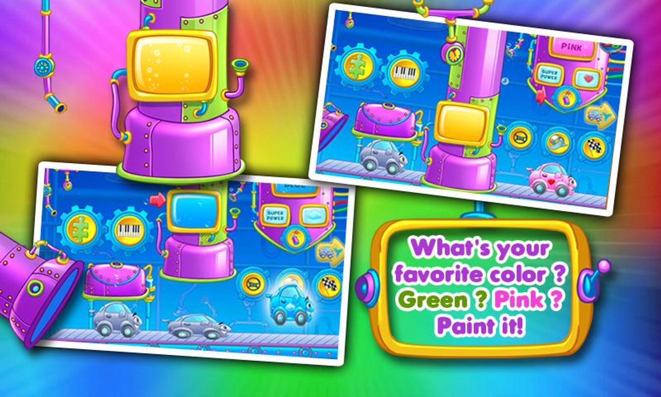 Rainbow Cars! Kids Colors Game APK Download - Free ...