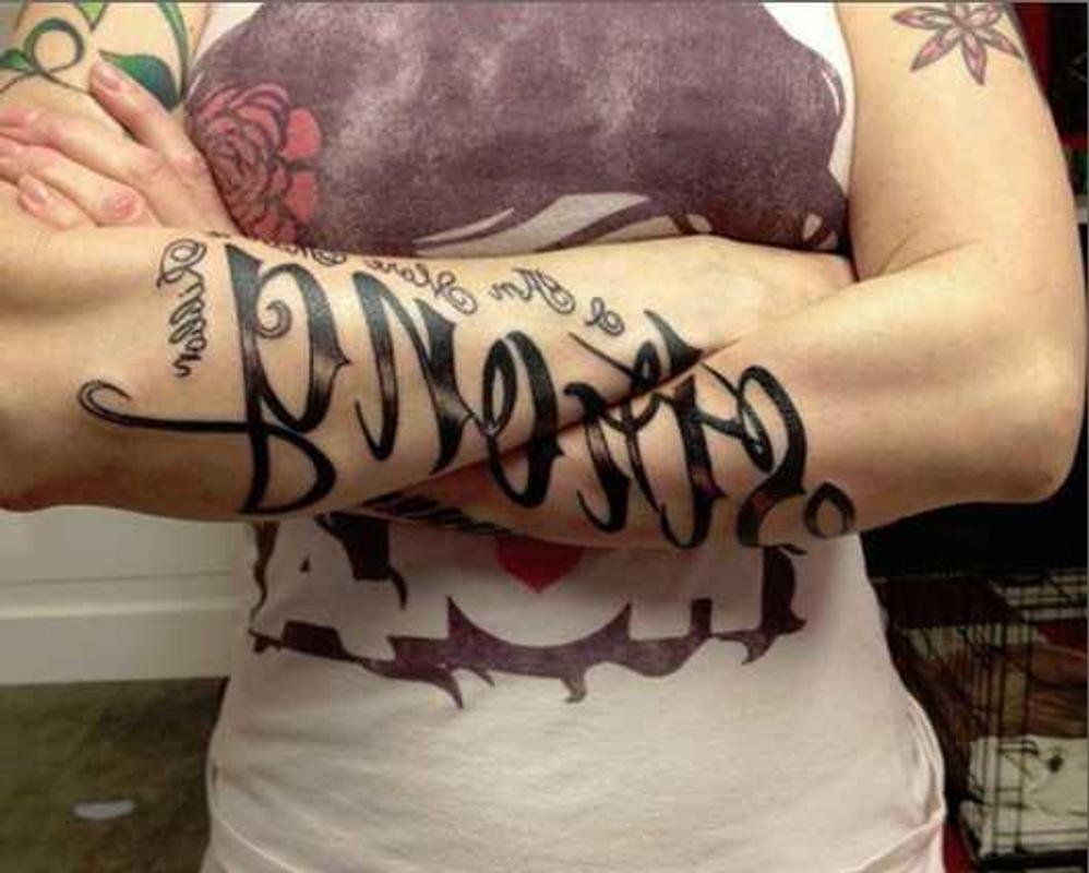 Tattoo lettering styles