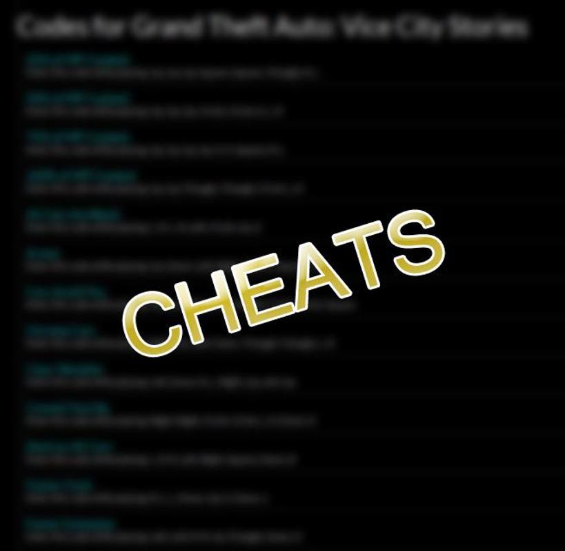 Cheats GTA Vice City Stories APK Download - Free Books ...