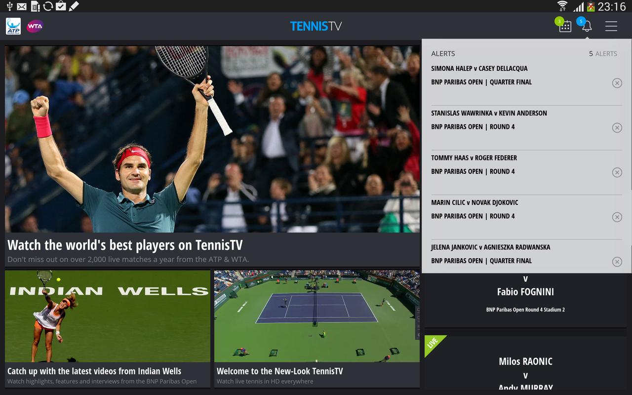 TennisTVLive Streaming Tennis APK Download Free Sports APP for