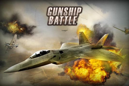 GUNSHIP BATTLE: Helicopter 3D poster