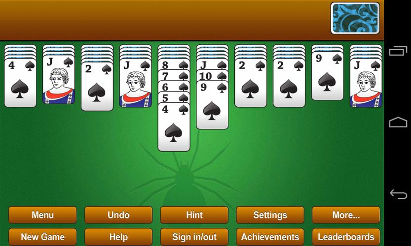 spider solitaire free game