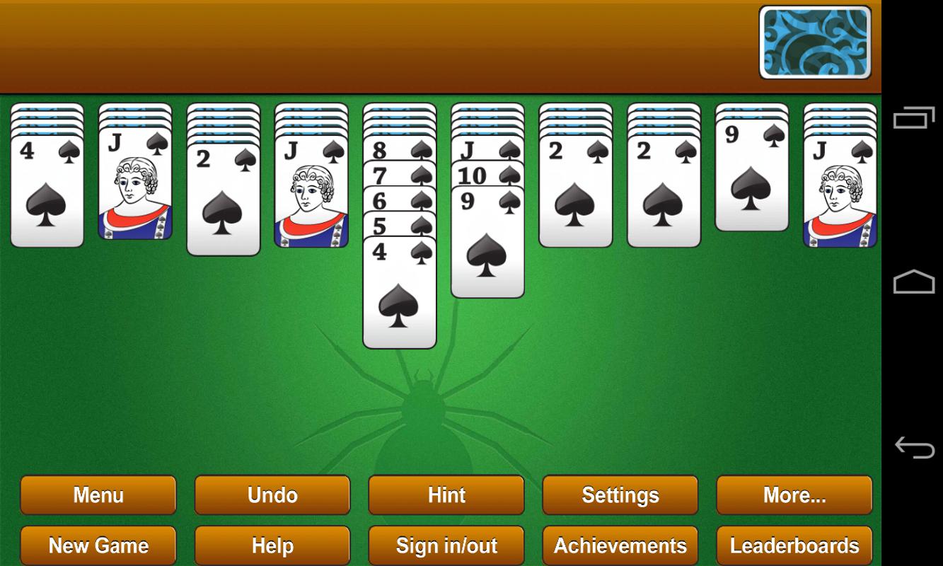 games spider solitaire free download
