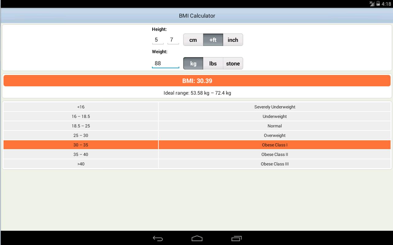 bmi calculator free download bmi calculator free download