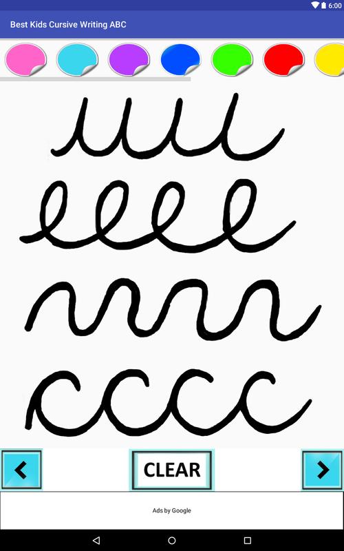 abc kids cursive writing zbc