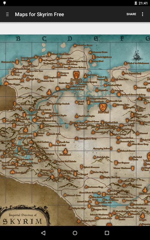Maps for Skyrim Free APK Download - Free Entertainment APP ...