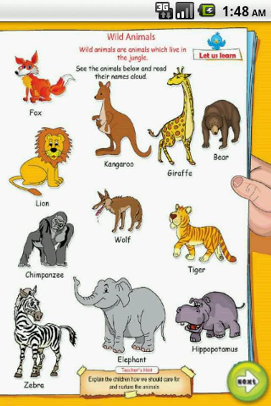 animals for ukg kids apk download free books reference