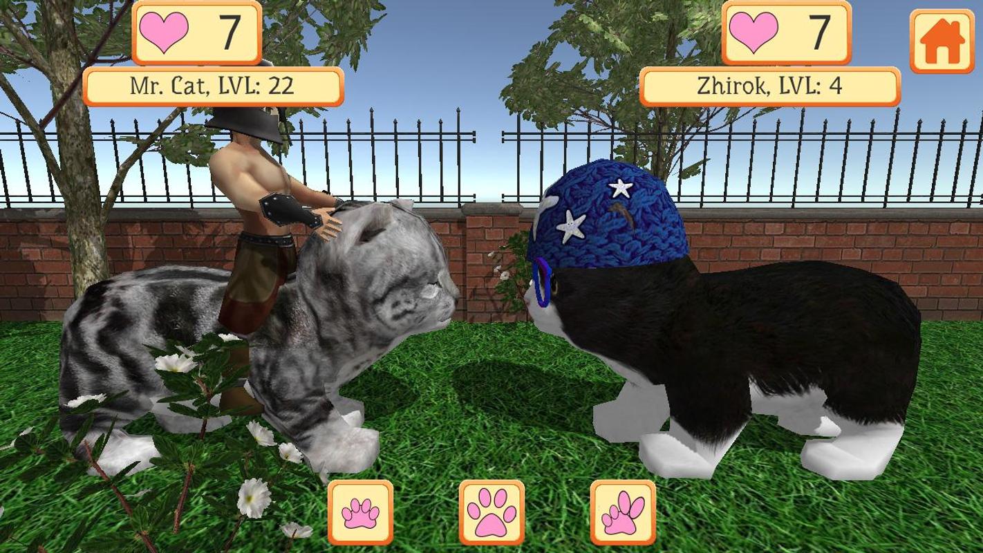 Cute Cat And Puppy World
