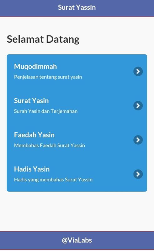 Yasin tahlil dan doa rumi