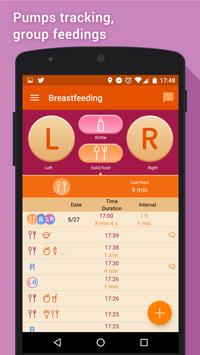 Breastfeeding Tracker Pumping apk screenshot