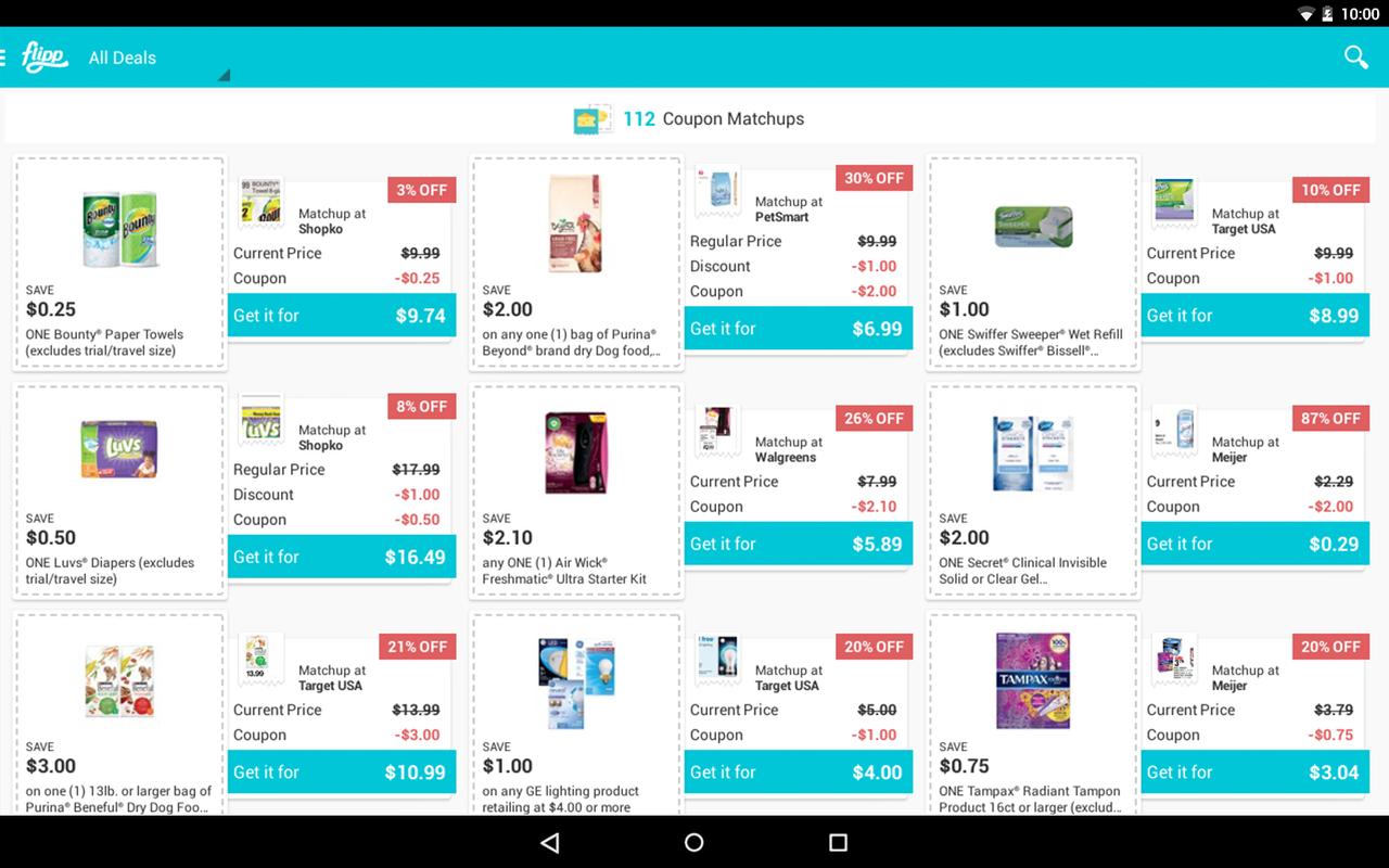 Coupons com app download
