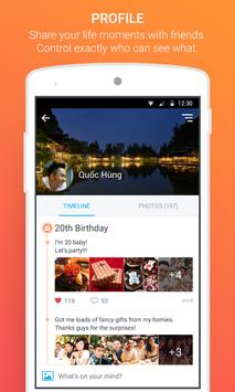 Zalo apk screenshot