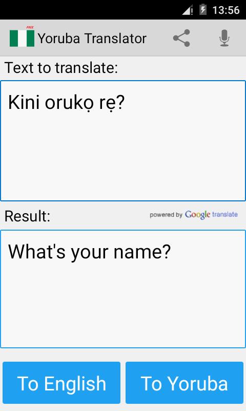 Yoruba English Translator APK Download - Free Books 