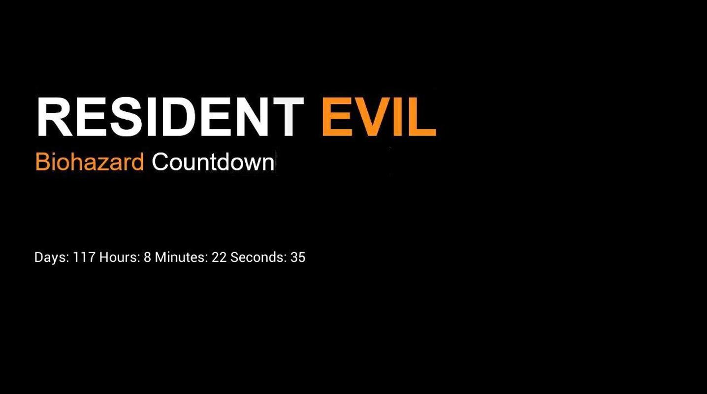 Countdown for Resident Evil 7 APK Download - Free Entertainment APP ...