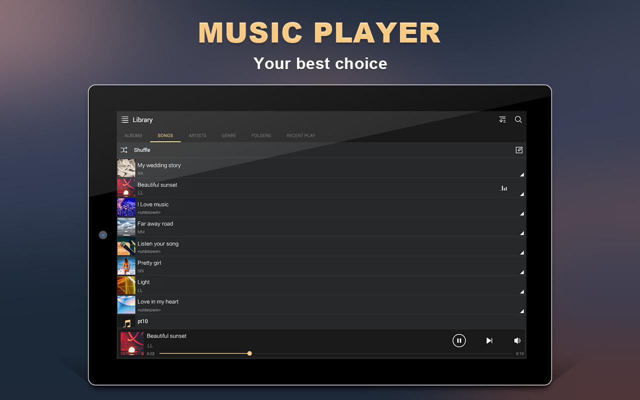 Bass Booster &amp;EQ Music Player APK Download - Free Music ...