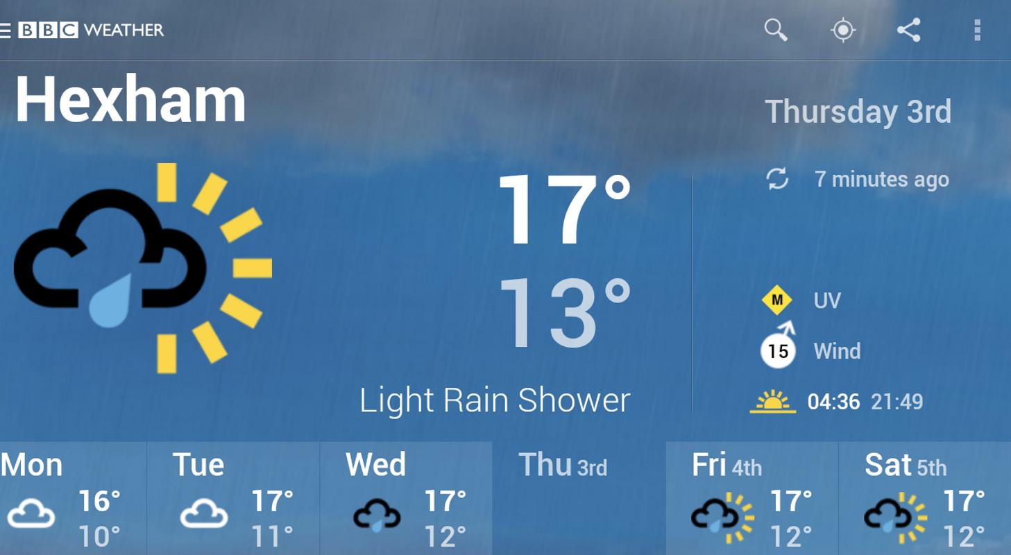 bbc weather apk